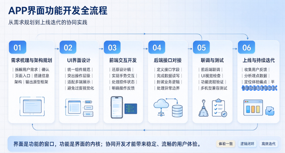 APP 制作的界面功能开发